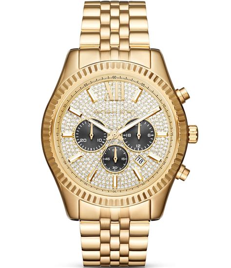 michael kors lexington pave men's watch|Lexington Pavé Gold.